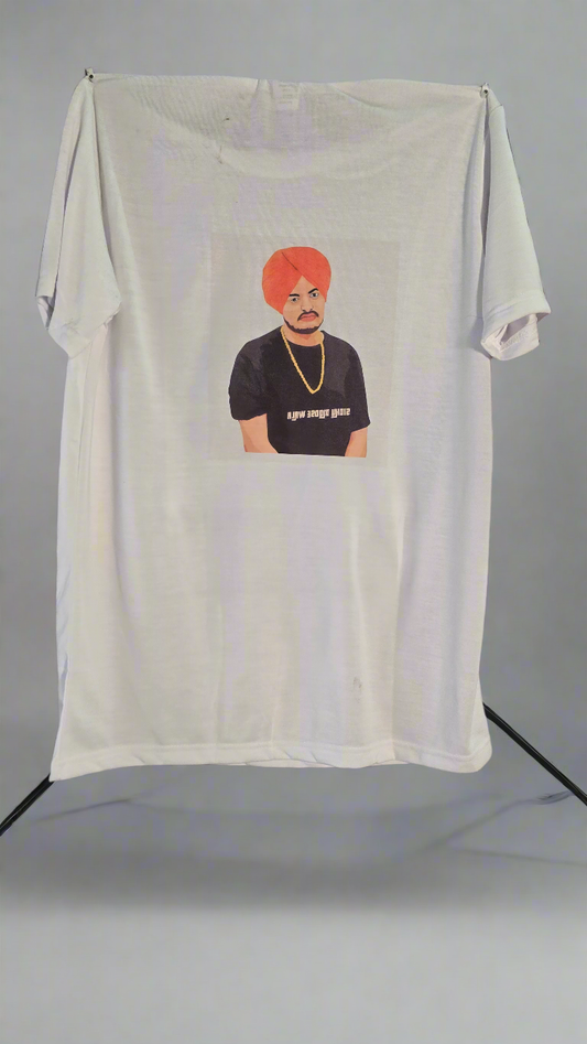 Sidhu Moosewala Printed T-Shirt